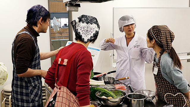 秋田栄養短大_移動公開講座「野菜の摂取を増やす」